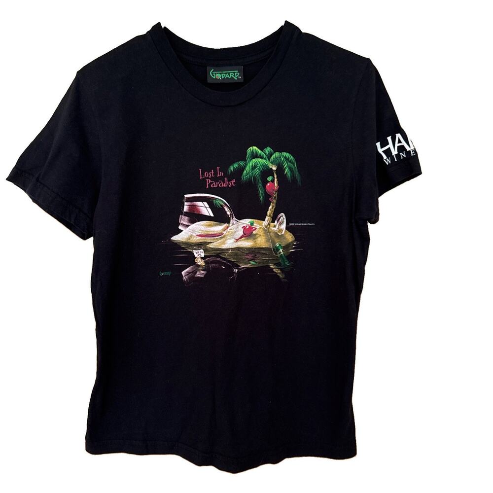 Godard Lost In Paradise Women’s XL Black “Hart Winery” On Sleeve
